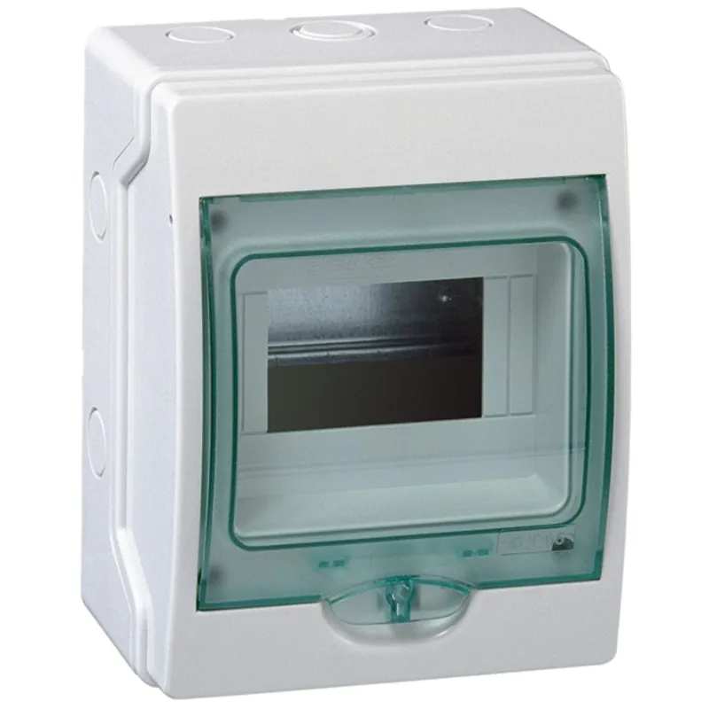 Schneider 13442 Kaedra 1x6 modul/falon kívüli/átlátszó ajtó/szürke mini elosztó Schneider 13442 Kaedra 1x6 modul/falon kívüli/átlátszó ajtó/szürke mini elosztó