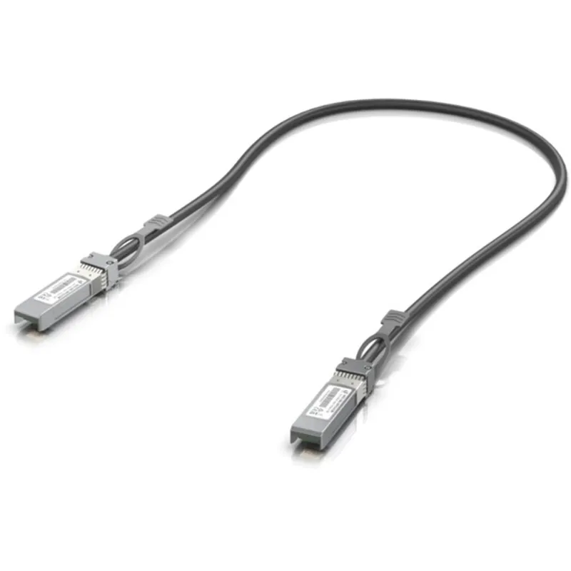Ubiquiti UniFi DAC kábel SFP+ 10Gbit, fekete, 0.5m Ubiquiti UniFi DAC kábel SFP+ 10Gbit, fekete, 0.5m