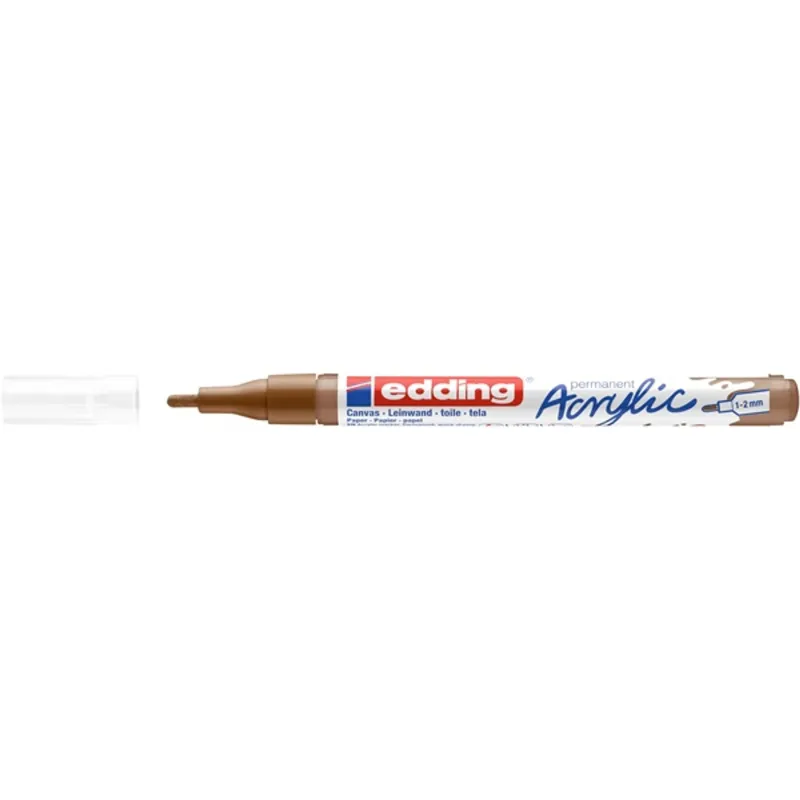 Edding 5300 F mogyoró színű (919) D10 akril marker Edding 5300 F mogyoró színű (919) D10 akril marker