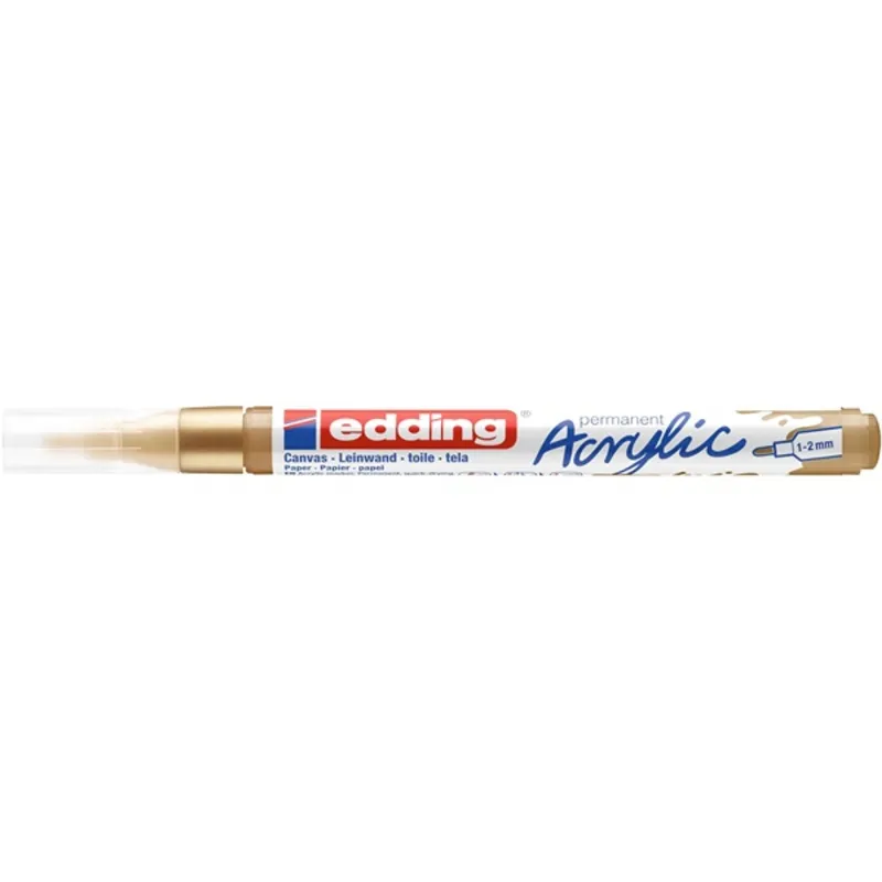 Edding 5300 F gazdag arany színű (924) D10 akril marker Edding 5300 F gazdag arany színű (924) D10 akril marker