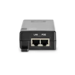 DIGITUS PoE+ power management injector 55V 30W 10/100/1000 Mbit RJ45 LAN in RJ45 PoE out max 100m