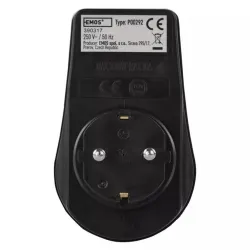 Emos P00292 IP44 SCHUKO kapcsolható aljzat