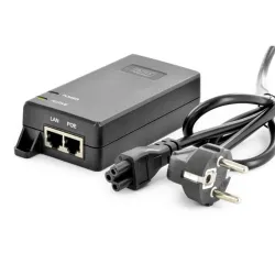 DIGITUS PoE+ power management injector 55V 30W 10/100/1000 Mbit RJ45 LAN in RJ45 PoE out max 100m
