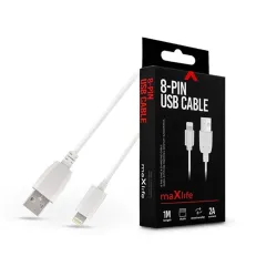Maxlife TF-0173 USB - Lightning adat- és töltőkábel 1m fehér