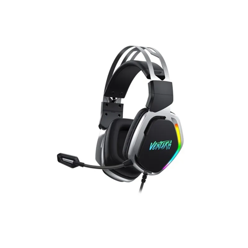 Ventaris H900 RGB 7.1 fekete-ezüst gamer headset Ventaris H900 RGB 7.1 fekete-ezüst gamer headset