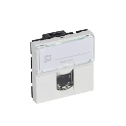 LEGRAND Program Mosaic LCS2 RJ45 aljzat Cat 6 UTP, 2 modul, fehér