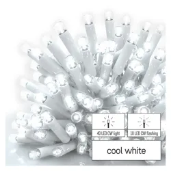 Emos LED fényfüzér jégcsap 3m 50LED IP44 hidegfehér időzítővel (D2CC04)