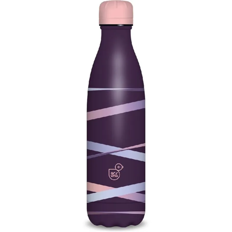 Ars Una 500ml-es Ribbon-purple duplafalú fémkulacs Ars Una 500ml-es Ribbon-purple duplafalú fémkulacs