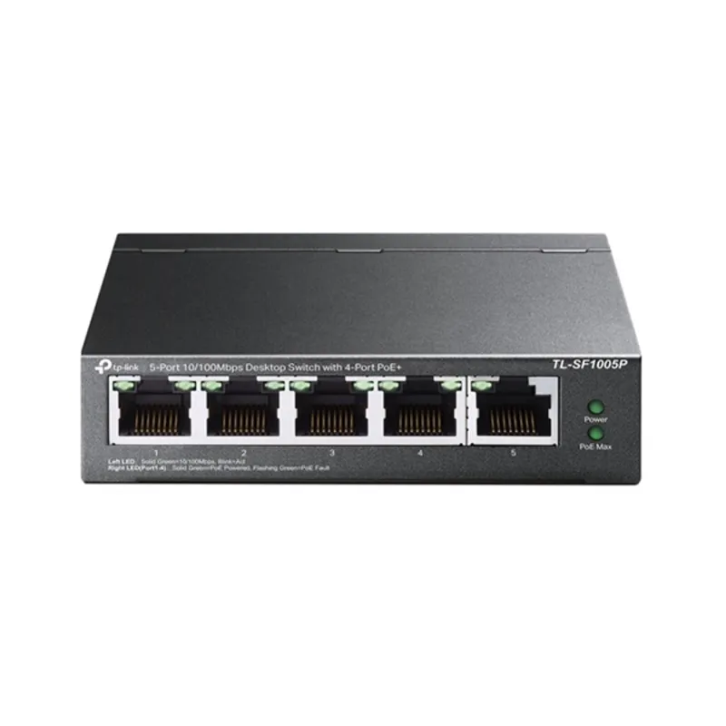 TP-LINK Switch 5x100Mbps (4xPOE), TL-SF1005P TP-LINK Switch 5x100Mbps (4xPOE), TL-SF1005P
