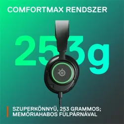 STEELSERIES Arctis Nova 3 gamer fejhallgató
