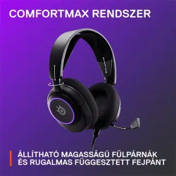 STEELSERIES Arctis Nova 3 gamer fejhallgató