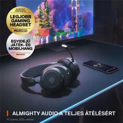 STEELSERIES Arctis Nova 7 Wireless fekete