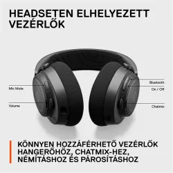 STEELSERIES Arctis Nova 7 Wireless fekete