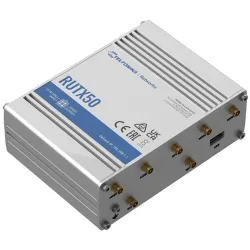 Teltonika RUTX50 Dual Band Vezeték nélküli Gigabit ipari router (RUTX5000000)