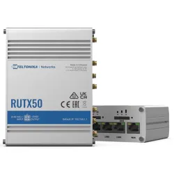 Teltonika RUTX50 Dual Band Vezeték nélküli Gigabit ipari router (RUTX5000000)