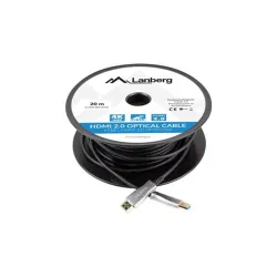 LANBERG HDMI v2.0 M/M cable 20m optical AOC black