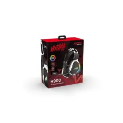 Ventaris H900 RGB 7.1 fekete-ezüst gamer headset