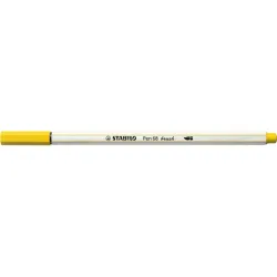 STABILO Pen 68 brush prémium ecsetfilc rugalmas heggyel sárga (568/44)