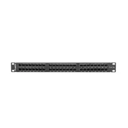 Lanberg Patch panel CAT5e UTP 48 PORT 1U 19" fekete (PPU5-1048-B)