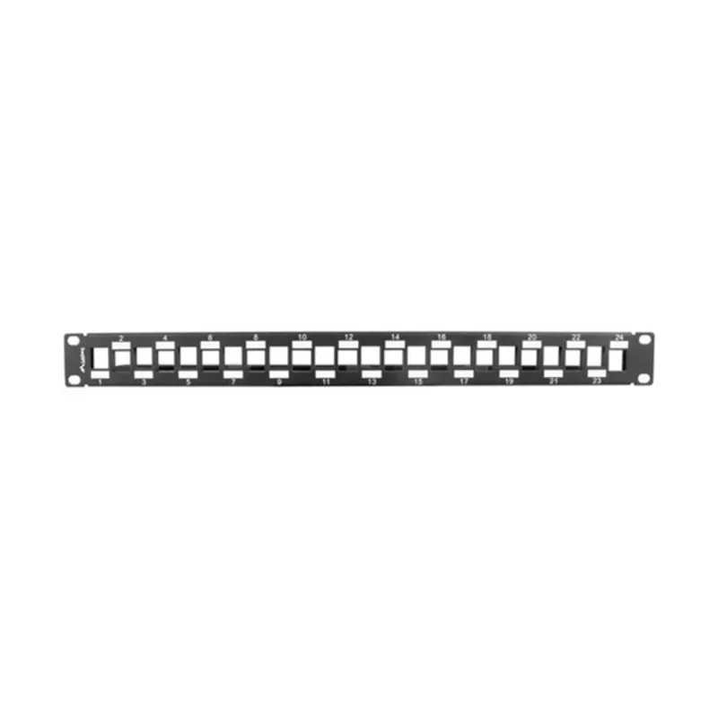 LANBERG PPKS-1224-B keystone Patch Panel Blank 24 port Staggeged 1U with Organizer Black LANBERG PPKS-1224-B keystone Patch Panel Blank 24 port Staggeged 1U with Organizer Black
