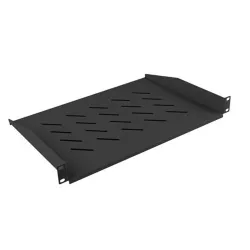 LANBERG AK-1008-B fixed shelf 19 1U/483x315mm max load capacity up to 20kg black