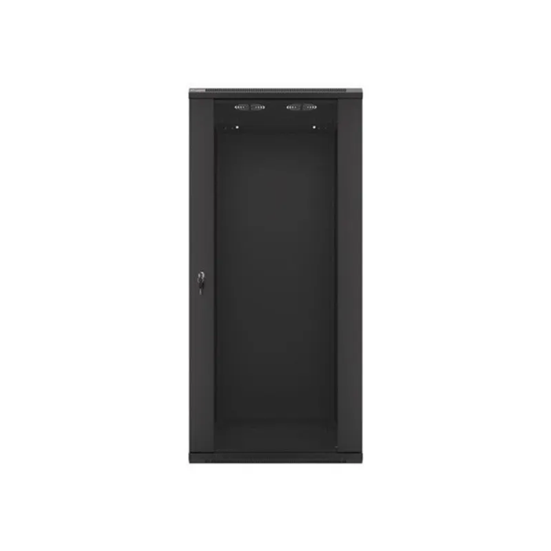 Lanberg WF01-6627-10B 19" 27U SZÉL:600 MÉLY:600 MAG:1307 lapraszerelt üvegajtós fekete fali rack szekrény Lanberg WF01-6627-10B 19" 27U SZÉL:600 MÉLY:600 MAG:1307 lapraszerelt üvegajtós fekete fali rack szekrény