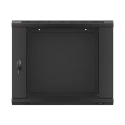 Lanberg 9U 19" fali rack szekrény 600x450mm fekete (WF01-6409-10B)