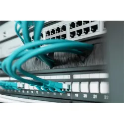 DIGITUS 19" 1U kábelrendező panel fekete (DN-97661)