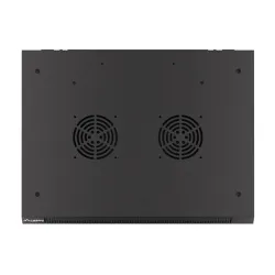 Lanberg 9U 19" fali rack szekrény 600x450mm fekete (WF01-6409-10B)