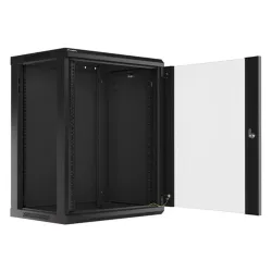 LANBERG WF01-6415-10B wall-mounted rack 19inch demounted flat pack 15U/600x450mm black