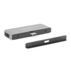 Digitus USB-C Mobile Dock 4 Port Gray