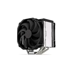 Endorfy CPU Cooler - Fortis 5 Dual Fan (1x 14 cm, 1x L120, 4 pin, 6x heatpipe, PWM, TDP 220W, fekete)