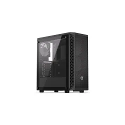 Endorfy Számítógépház - Signum 300 ARGB (ATX /micro ATX/ITX, 2xUSB3.0, 4x12cm LED ventilátor, ablakos, fekete)