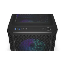 Endorfy Számítógépház - Signum 300 ARGB (ATX /micro ATX/ITX, 2xUSB3.0, 4x12cm LED ventilátor, ablakos, fekete)