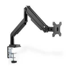 DIGITUS DA-90394 Single Gas Spring Monitor Clamp Mount 17-32inch 9 kg max. black