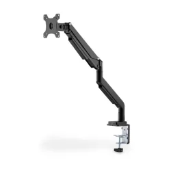 DIGITUS DA-90394 Single Gas Spring Monitor Clamp Mount 17-32inch 9 kg max. black