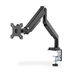 DIGITUS DA-90394 Single Gas Spring Monitor Clamp Mount 17-32inch 9 kg max. black