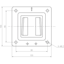 DIGITUS Universal Wall Mount for monitors up to 69 cm 27Inch black up to 18Kg Vesa 75x75 und 100x100mm