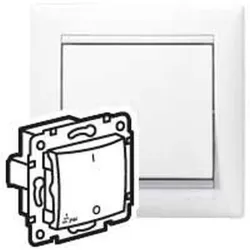 LEGRAND Valena IP44 kétpólusú kapcsoló, fehér