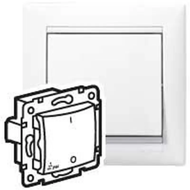 LEGRAND Valena IP44 kétpólusú kapcsoló, fehér LEGRAND Valena IP44 kétpólusú kapcsoló, fehér