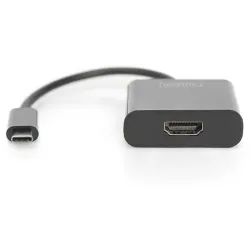 Digitus USB / HDMI Átalakító [1x USB-C™ dugó - 1x HDMI alj] Fekete