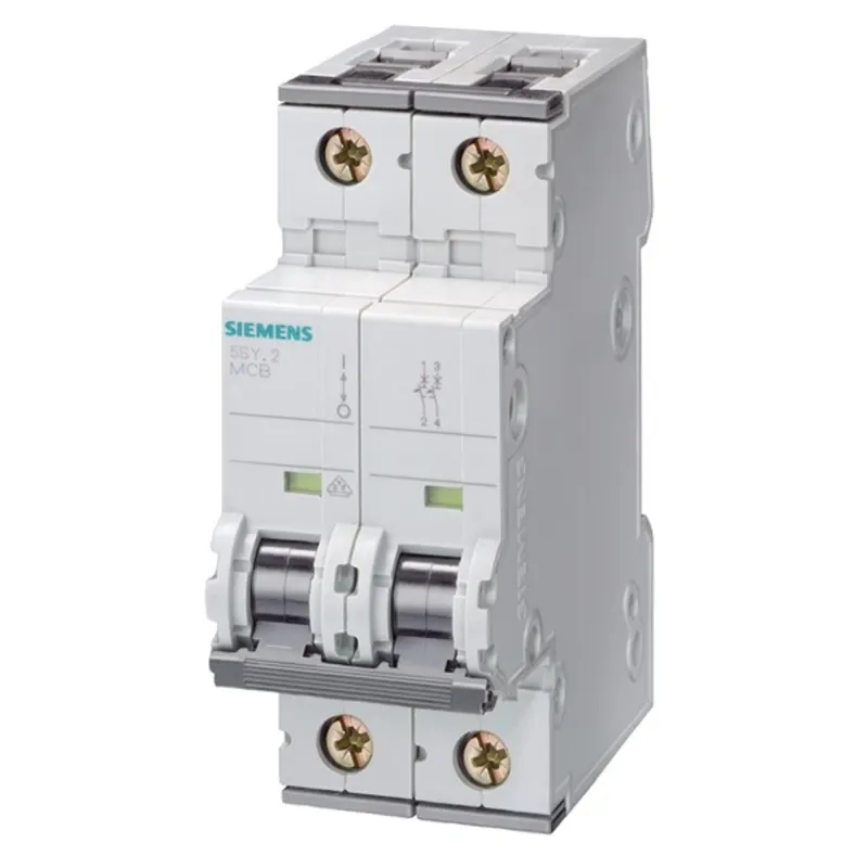 Siemens 5SY5205-7 440V DC, 400V Ac 10kA 2P C kismegszakító Siemens 5SY5205-7 440V DC, 400V Ac 10kA 2P C kismegszakító