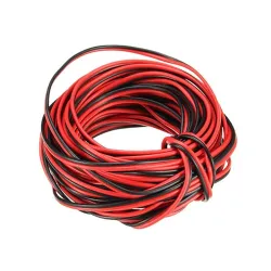 PRC LS 2x0,75mm2  hangszóró kábel 100m fekete/piros (LS 2X0,75 FEKETE/PIROS)