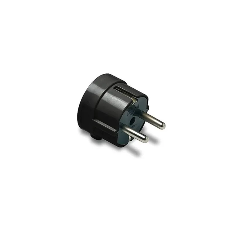 FAMATEL 1102-N 16A-250V fekete földelt dugvilla FAMATEL 1102-N 16A-250V fekete földelt dugvilla