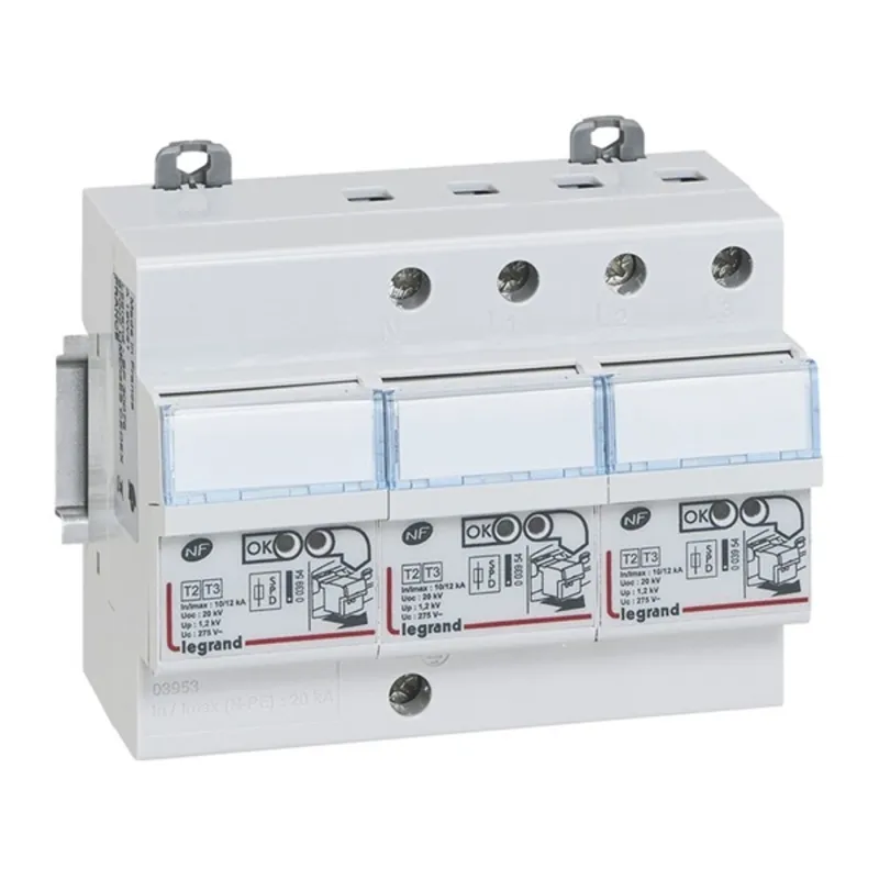 Legrand Lexic 4P 12kA komplett túlfeszültség-levezető (003953) Legrand Lexic 4P 12kA komplett túlfeszültség-levezető (003953)