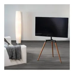 Hama TV tartó állvány 65"-ig diófa lábakkal