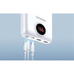 Romoss SW20PF Power Bank 20000mAh, 22.5W fehér (PSW20-112-1133H)