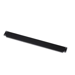 19 coll Hálózati szekrény előlap 1 ME Digitus DN-19 BPN-01-SW Fekete