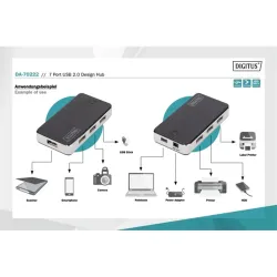 Digitus USB 2.0 7 portos Hub (DA-70222)