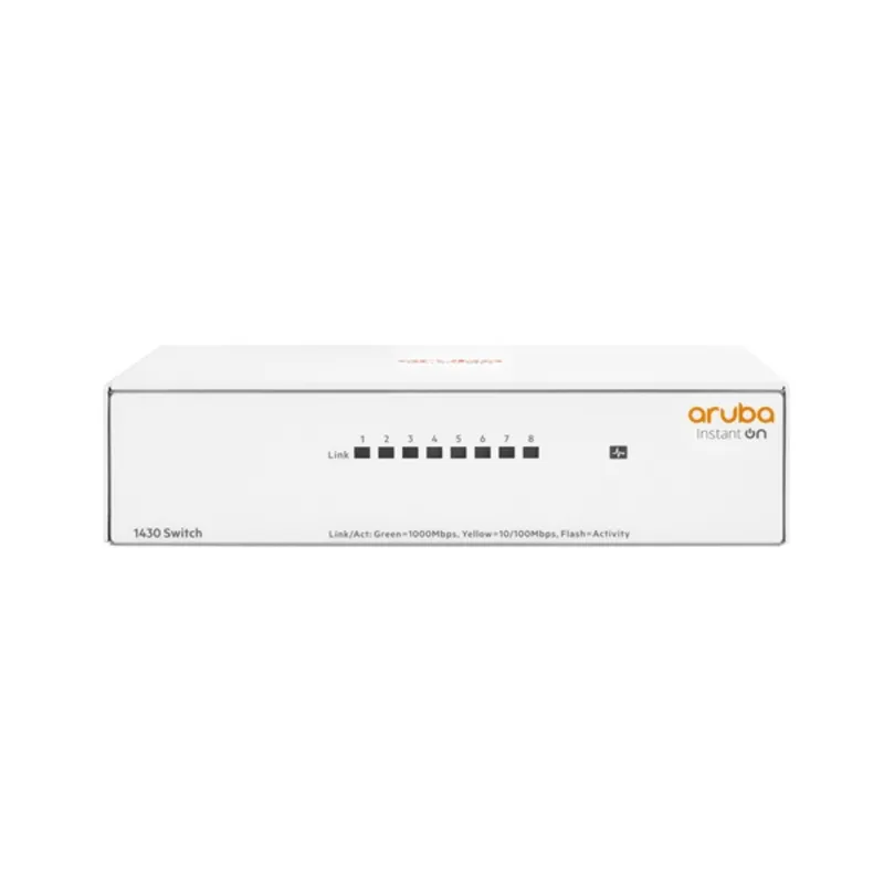 Aruba Instant On R8R45A 1430 8x GbE LAN port nem menedzselhető switch Aruba Instant On R8R45A 1430 8x GbE LAN port nem menedzselhető switch